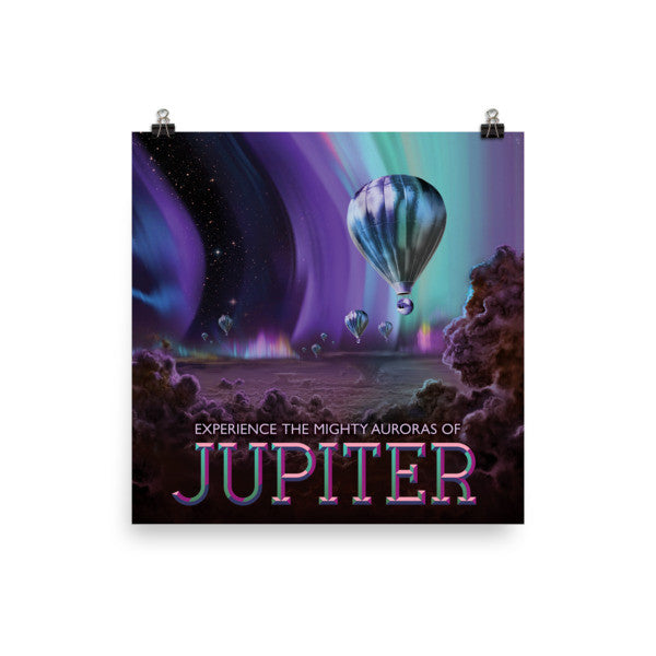 Jupiter - Mighty Aurora Poster