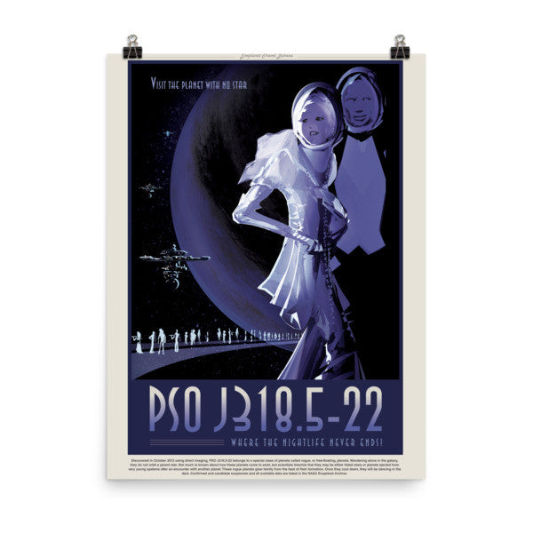 PSO J318 Nightlife Poster