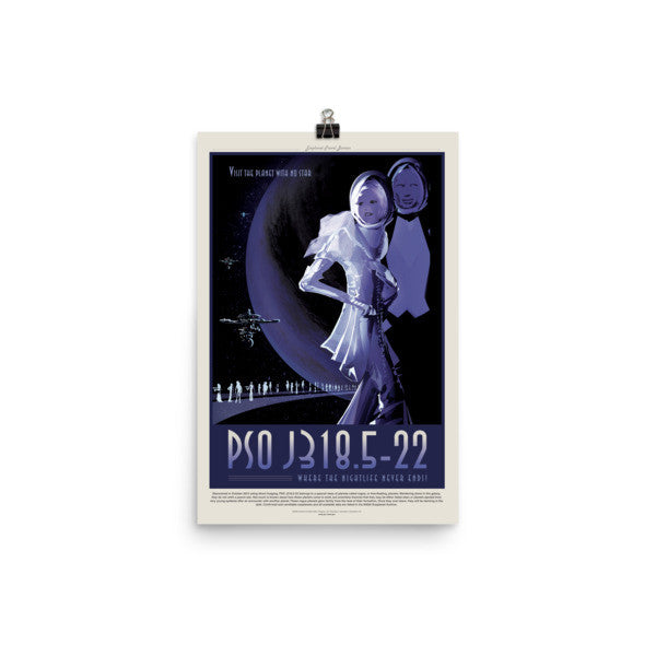 PSO J318 Nightlife Poster