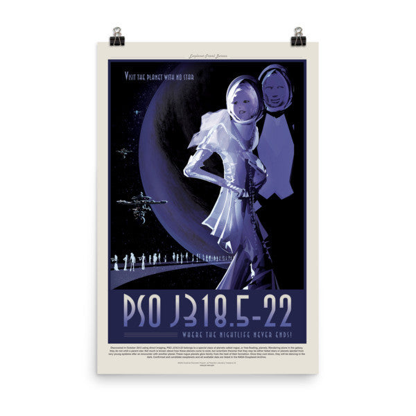 PSO J318 Nightlife Poster