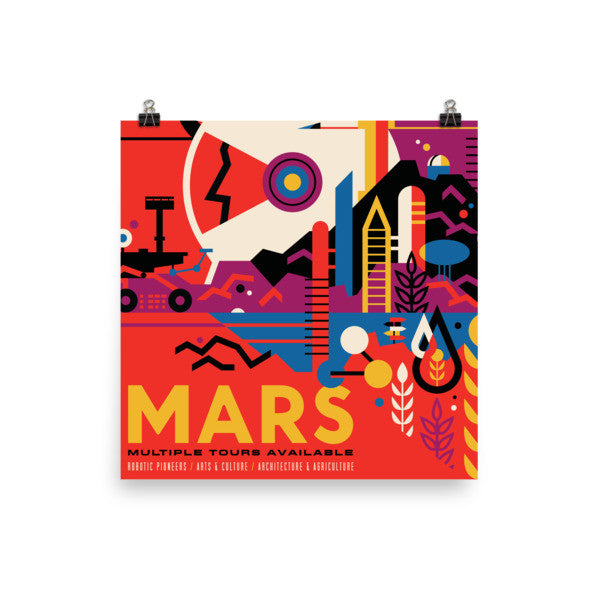 Mars - Multiple Tours Poster