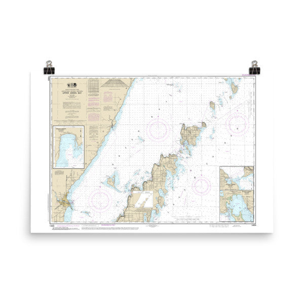 Upper Green Bay, Lake Michigan Poster